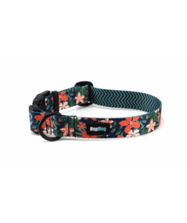 Collier Hop Dog Pink Garden