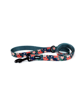 Laisse Hop Dog Pink Garden