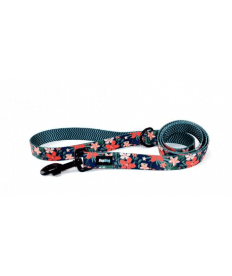Laisse Hop Dog Pink Garden