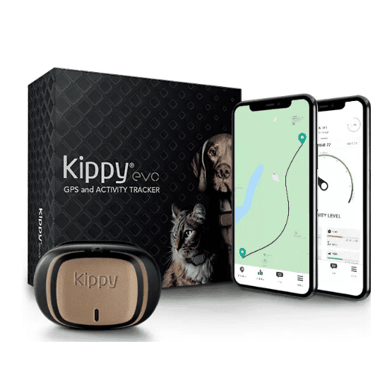 Collier GPS/moniteur d'activité Kippy Evo pour chien et chat