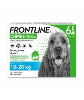 Antiparasitaire Frontline Combo pour les Chien de 10 à 20 kg