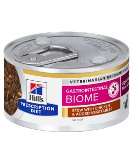 Chat Gastrointestinal Biome Mijotés Poulet & Légumes