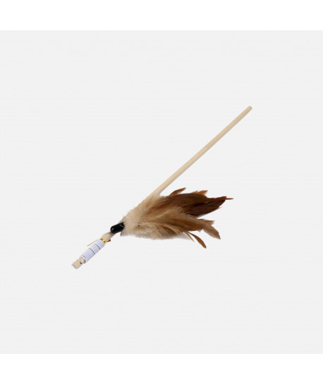 JOUET CHAT WOUAPY CANNE A PÊCHE PLUMES