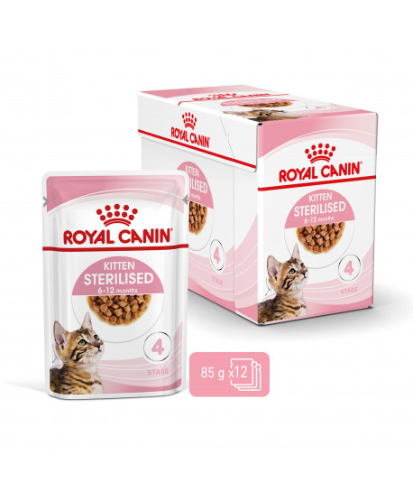 Royal Canin Cat Kitten Sterilised Bouchées en sauce