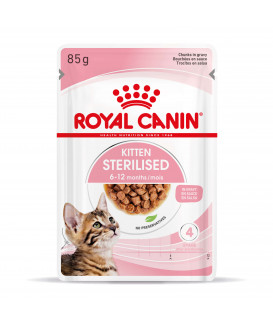 Royal Canin Cat Kitten Sterilised Bouchées en sauce