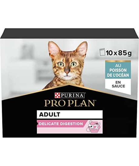 Pro Plan Cat Delicate Digestion Poisson En Sauce