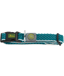 Collier pour chien Hunter Hilo Vario turquoise et gris