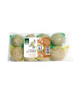 Boules de graisse Arachides + Insectes - placedesvetos.com