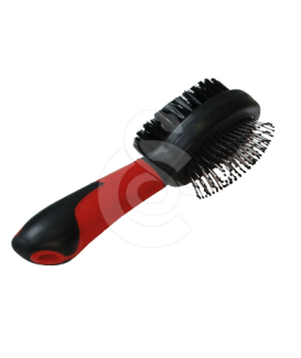 Brosse Perfect Care double : à picots métal et poils - placedesvetos.com