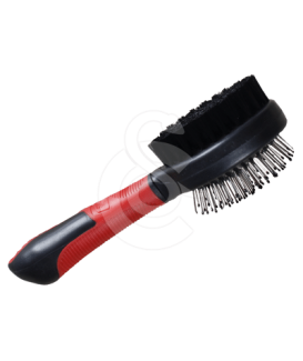 Brosse Perfect Care double : à picots métals et poils - placedesvetos.com
