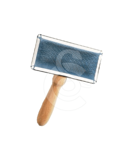 Carde en métal à manche en bois - placedesvetos.com