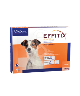 Effitix Spot On Petit Chien 4-10 kg - placedesvetos.com