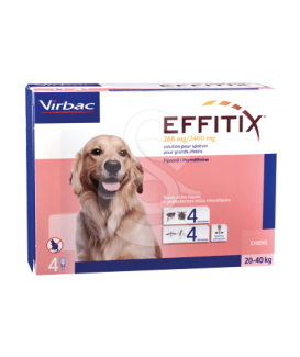 Effitix Spot On Grand Chien 20-40 kg - placedesvetos.com