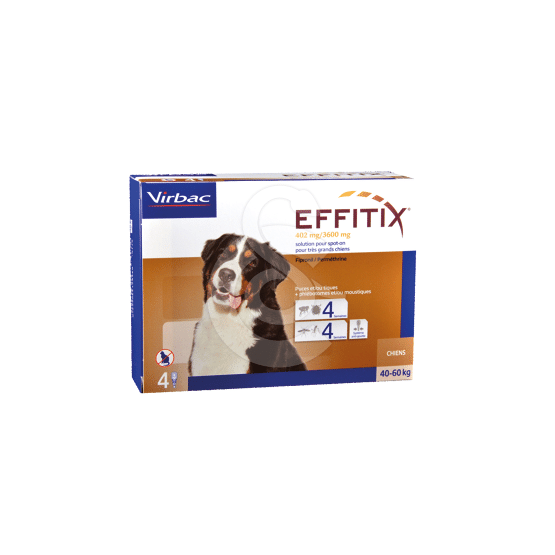 Effitix Spot On Très Grand Chien 40-60 kg - placedesvetos.com