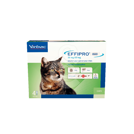 Effipro Duo 50 mg Spot On Chat - placedesvetos.com