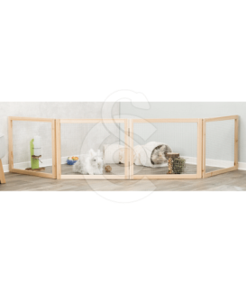Enclos en bois usage intérieur pour lapins et cochons d'inde - placedesvetos.com
