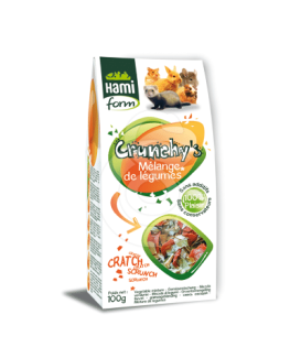 Friandises rongeurs mélange de légumes - placedesvetos.com