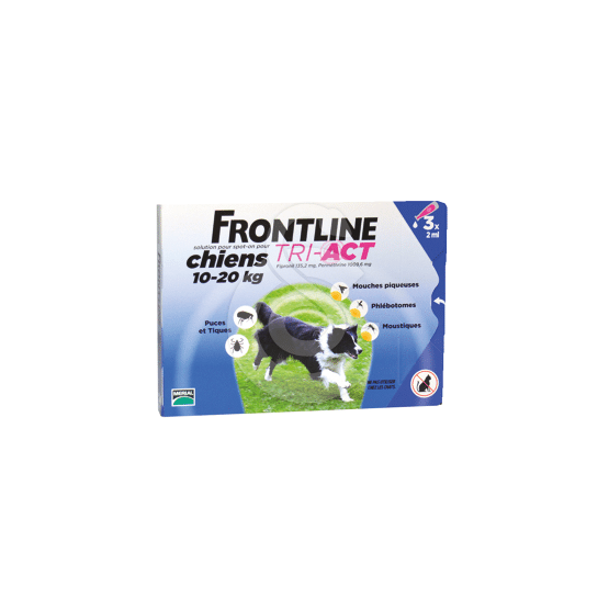 Frontline Tri-Act M Chien 10-20 kg - placedesvetos.com