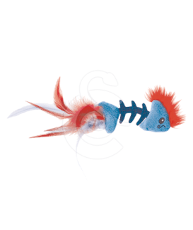Jouet chat Petstages : Feather Fish Bone
