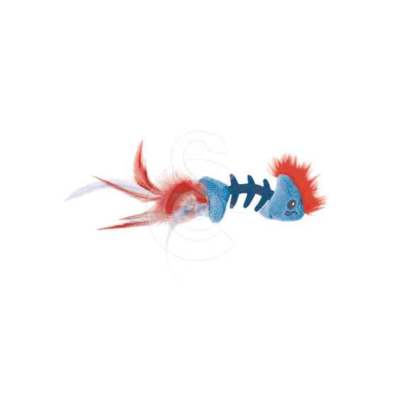 Jouet chat Petstages : Feather Fish Bone - placedesvetos.com