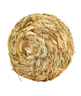 Jouet rongeur : balle en herbe séchée - placedesvetos.com