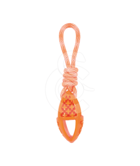 Jouet chien Zolux : Samba ovale avec corde - placedesvetos.com