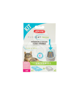 Kit anti-odeurs Zolux PureCat Fresh - placedesvetos.com