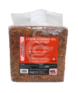 Litière et Couvre sol Chips Coco Spécial Basse-Cour - placedesvetos.com