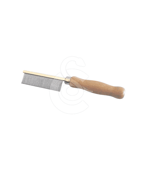 Peigne manche en bois