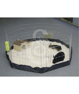 Tapis de sol pour enclos hexagonal - placedesvetos.com