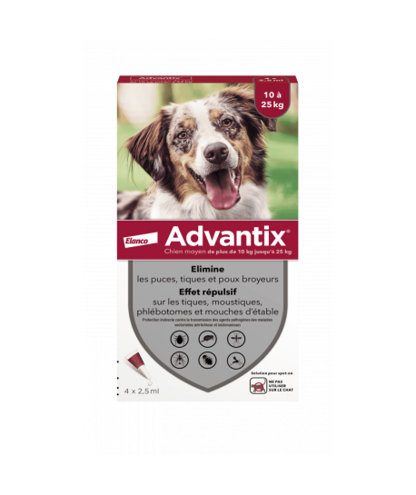 Advantix Chien Moyen 10-25 kg