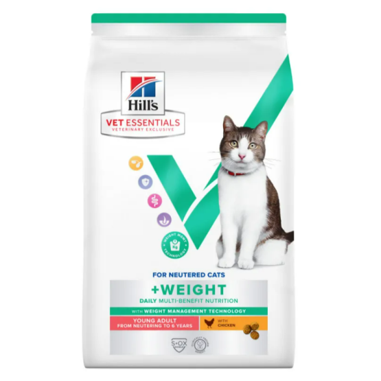 Croquettes light pour chat âgé au poulet 1.5KG - HILL'S