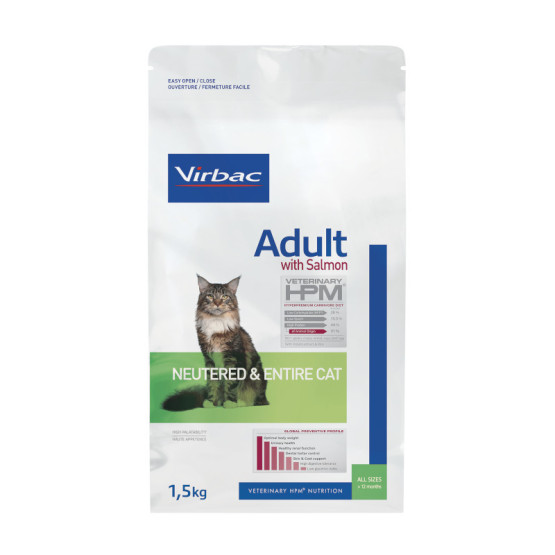 Veterinary HPM Cat Adult With Salmon Neutered&amp;amp - placedesvetos.com
