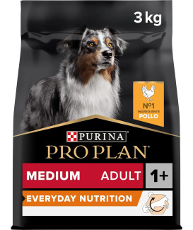 Croquettes Purina Pro Plan Chien Medium Adult, Everyday nutrition Poulet