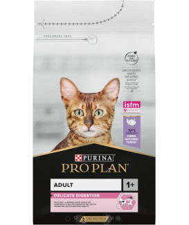 Croquettes Pro Plan Chat Adulte- Digestion Sensible, saveur Dinde