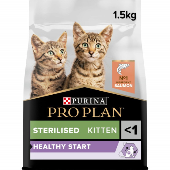 Purina Pro Plan Cat Sterilised Kitten Healthy Start Saumon - placedesvetos.com