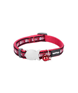 Collier Chat Red Os de Poisson