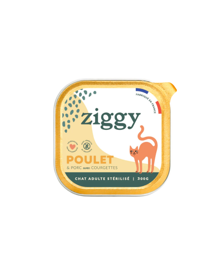 Ziggy Chat Adulte Stérilisé Poulet Pâtée
