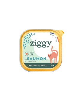 Ziggy Chat Adulte Stérilisé Saumon Pâtée