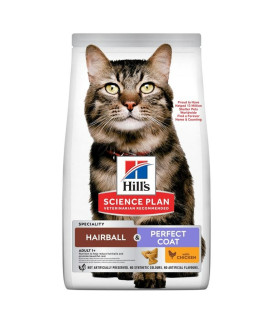 Chat Adult 1+ Hairball & Perfect Coat Poulet