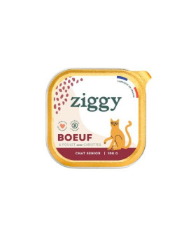 Ziggy Chat Senior Boeuf Pâtée