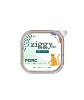 Ziggy Chat Adulte Urologie Porc & Poulet Pâtée