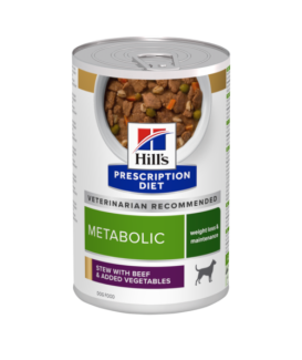 Chien Metabolic Mijotés Boeuf & Légumes Boîte