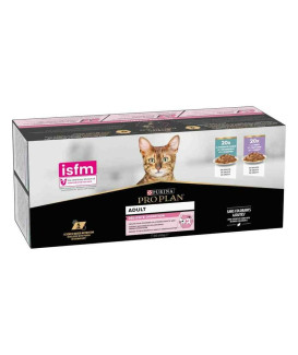Pro Plan Cat Adult Delicate Digestion Dinde et Poisson Multipack