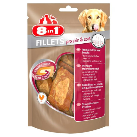 Os à mâcher 8in1 Fillets Pro Skin&Coat