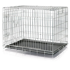 Cage métal Trixie Home Kennel pliante avec bac