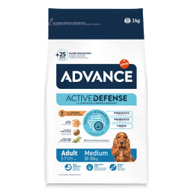 Croquettes chien adulte moyen poulet - Advance Chien Active Defense Adult Medium Poulet
