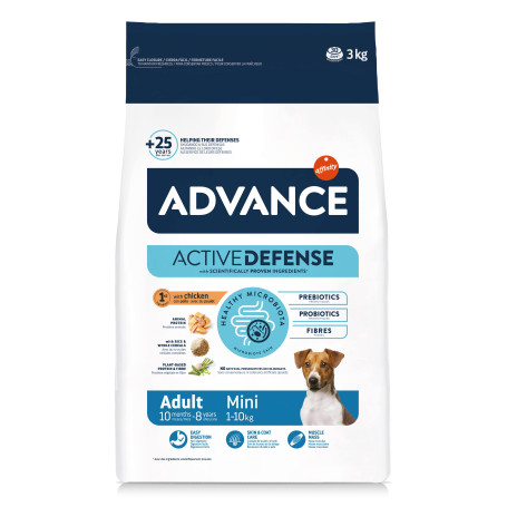 Advance Active Defense Chien Adulte Mini Poulet