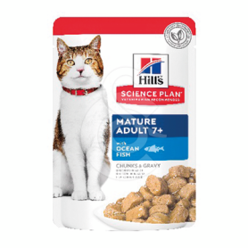 Chat Mature Adult 7+ Poisson de l'océan Sachet repas