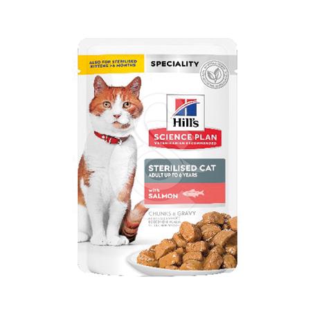 Chat Adult Sterilised Cat Saumon Sachet repas